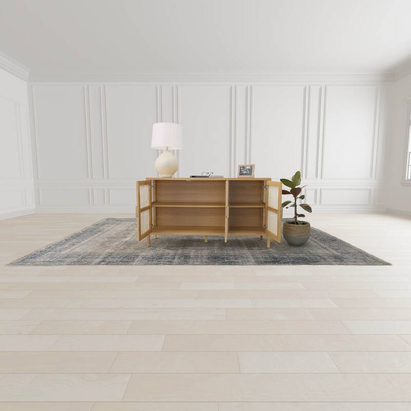 60" Wide Sideboard, Brown