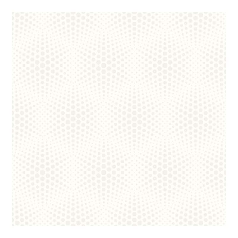 Advantage Milo White Bubble Geometric Wallpaper - 20.9 x 396 x 0.025