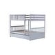 preview thumbnail 31 of 66, Full Over Full Bunk Wood Bed With Twin Trundle