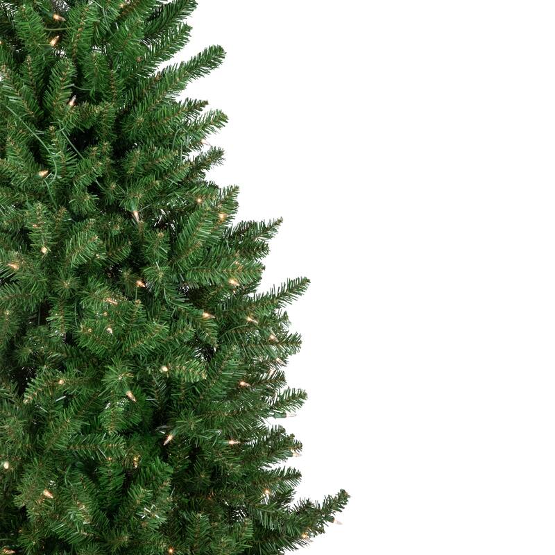 15' Genoa Fraser Fir Slim Artificial Christmas Tree, Clear Lights - over-10-feet