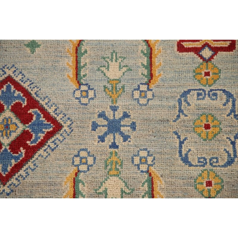 Geometric Kazak Large Oriental Area Rug Handmade Wool Carpet - 9'9" x 16'2"