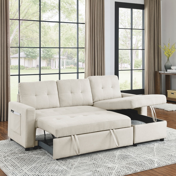 Sectional sleeper deals sofa living spaces