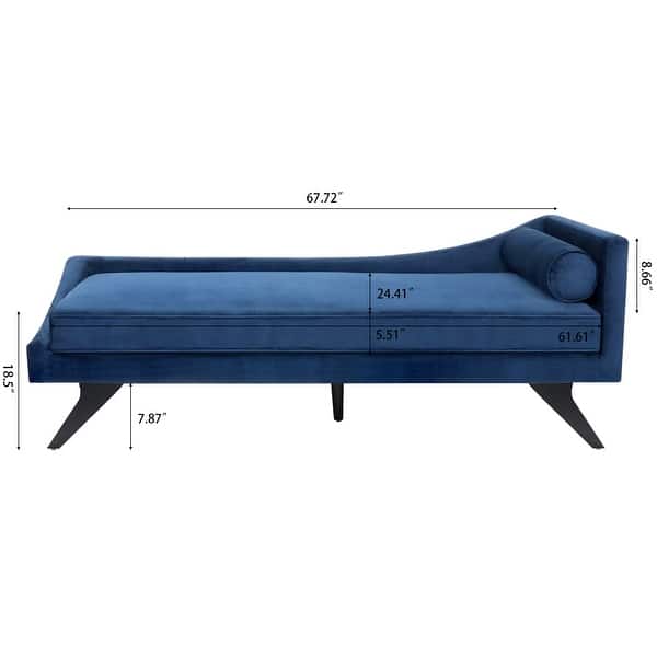 Backless One Arm Sofa Fabric Recliner Couch for Livingroom Loveseat ...