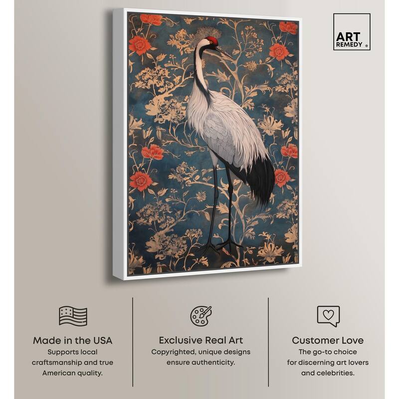 Botanical Bird I Canvas by Art Remedy