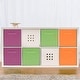 preview thumbnail 5 of 4, Home Storage Bundle - Drawer and Closet Bins, Purple, Green, Orange (6 Pack)