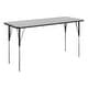 preview thumbnail 2 of 58, Commercial Adjustable Height Rectangular Activity Table-Standard Legs