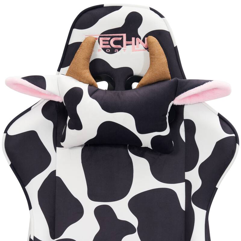 Cow Print Series Gaming Chair for Office Room,Living Room