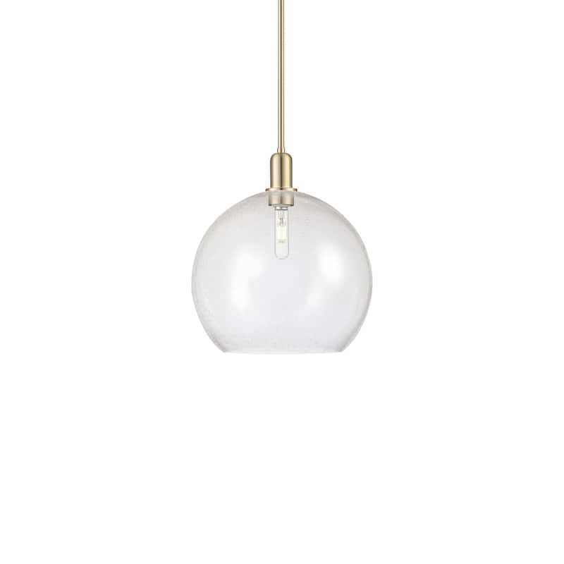 Innovations Lighting 716-1S-18-14 Athens Pendant Athens 14" Wide - Champagne Bronze / Seedy