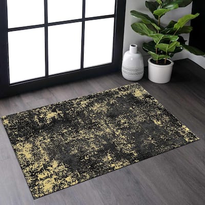 Vintage Fashion Multi-Color Washable Rug