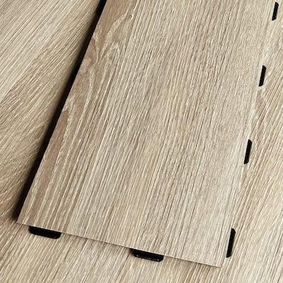 Art3d 36'' x 6'' Interlocking Luxury Vinyl Flooring Tile, Wood Floor Plank,Waterproof, Anti-Slip,18pcs,27 sqft