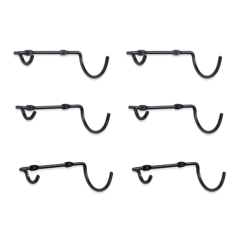 Rustic State Set of 3 Salon Wall Mount Iron Wine Bottle Rack