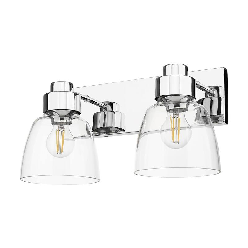 Golden Lighting 9314-BA2 CLR Remy 2 Light 17" Wide Vanity Light