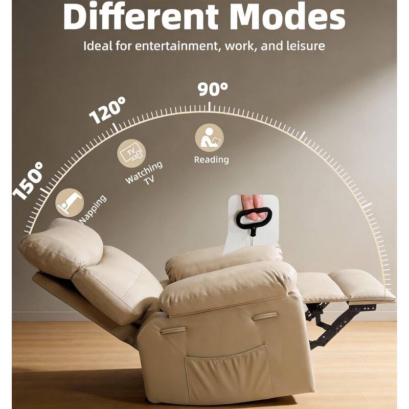 22"W Rocker Recliner, with Oversized Seat