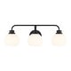 preview thumbnail 20 of 19, Bellevue SHBF93290 3 Light 24" Wide Vanity Light with Opal Glass Matte Black