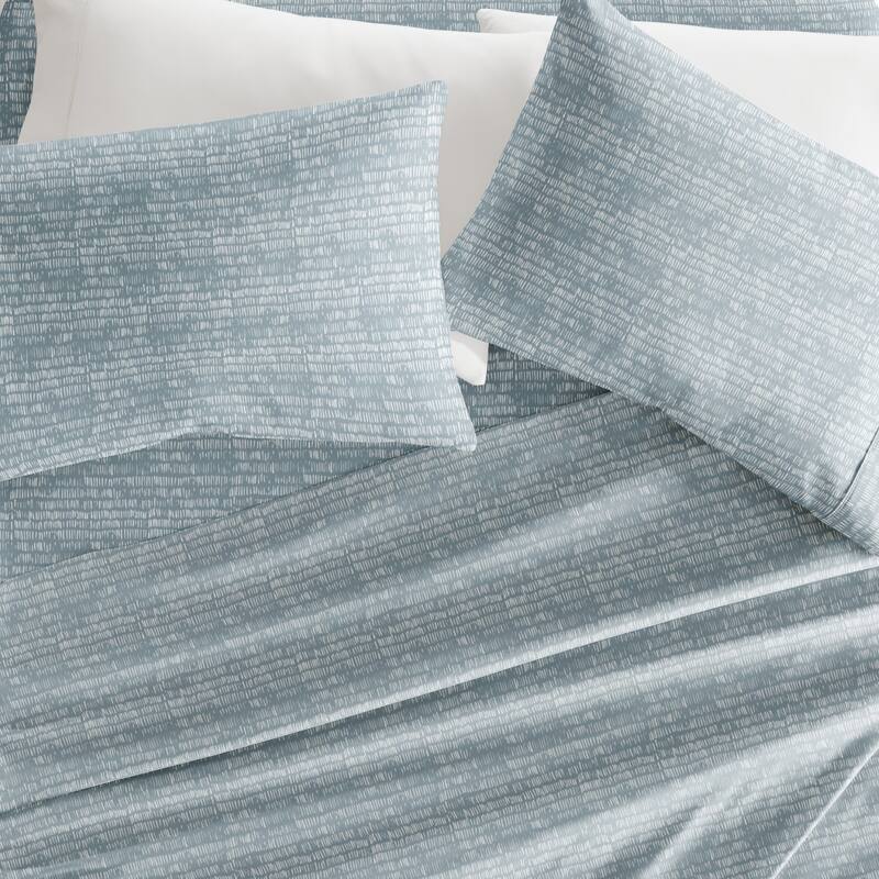 Soft Lines Patterned Ultra-Soft Bed Sheet Set