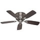 preview thumbnail 2 of 14, Hunter 42" Flush Mount Ceiling Fan with Pull Chains - Traditional - Low Profile!