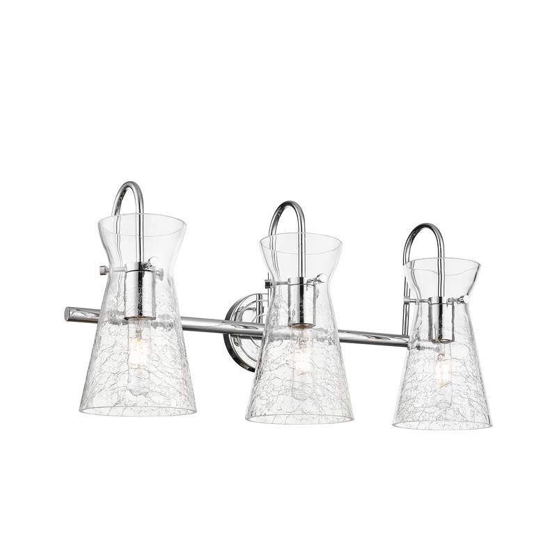 Innovations Lighting Nicole - 3 Light 24" Bath Vanity Light - Clear Shade