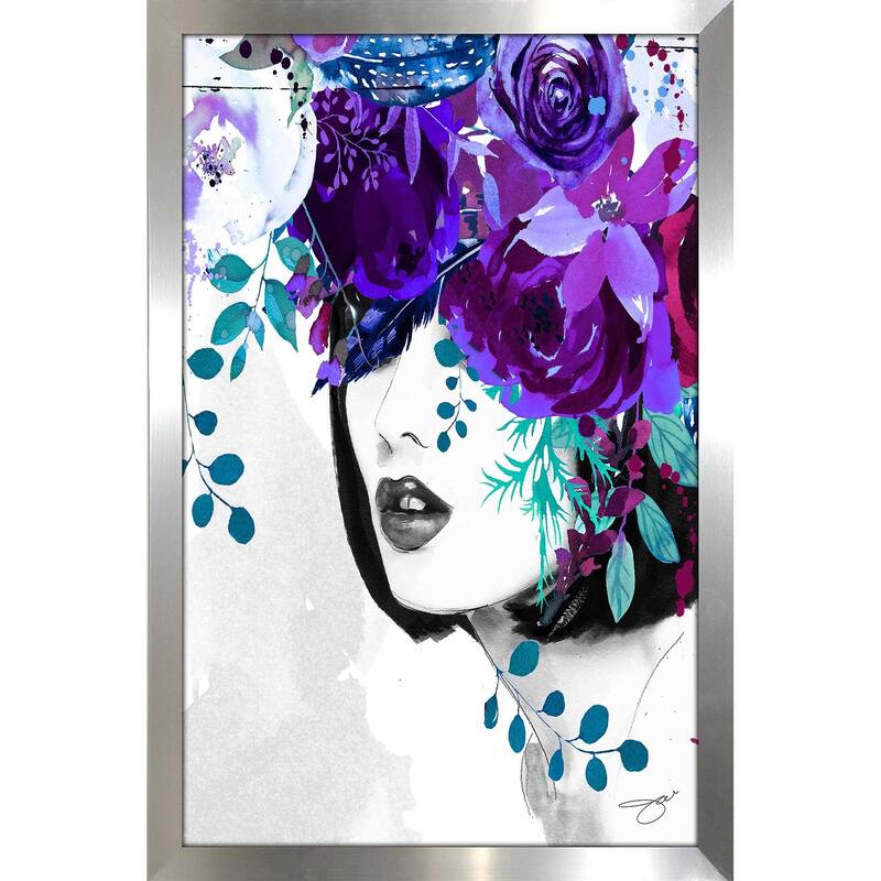 "Shades of Purple" by Jodi Print on Acrylic