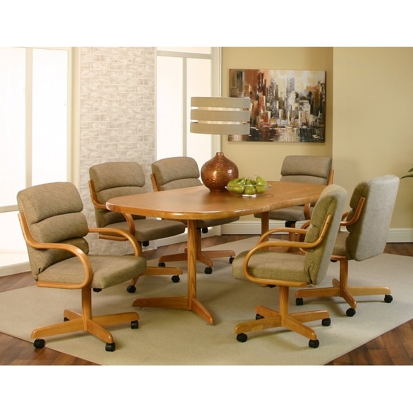 Caster Chair Company 7 Piece Caster Dining Set 42x 54 72 Table