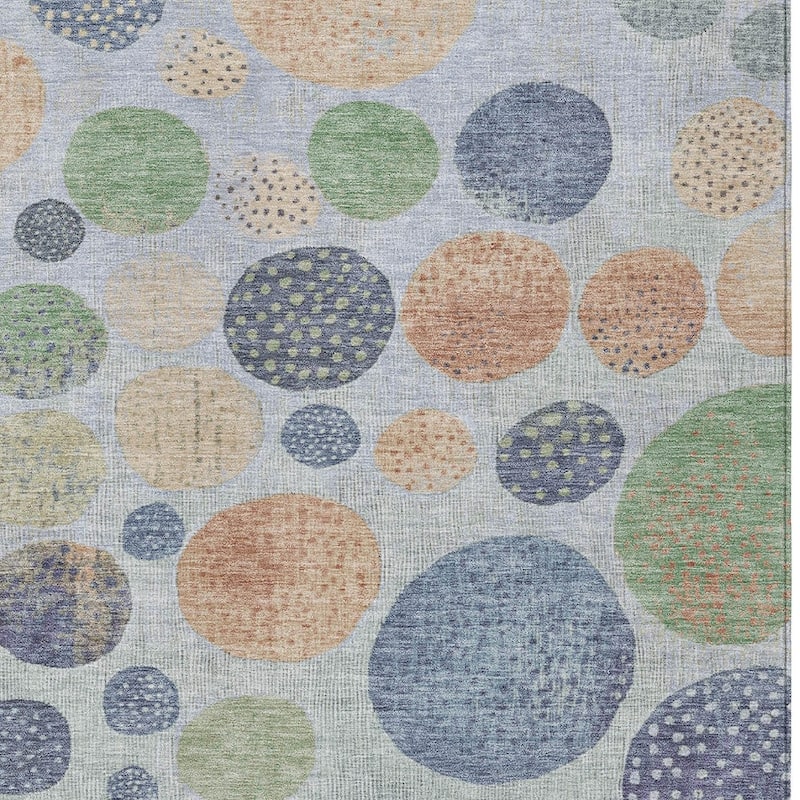 HomeRoots Geometric Transitional Rectangle Outdoor Rug