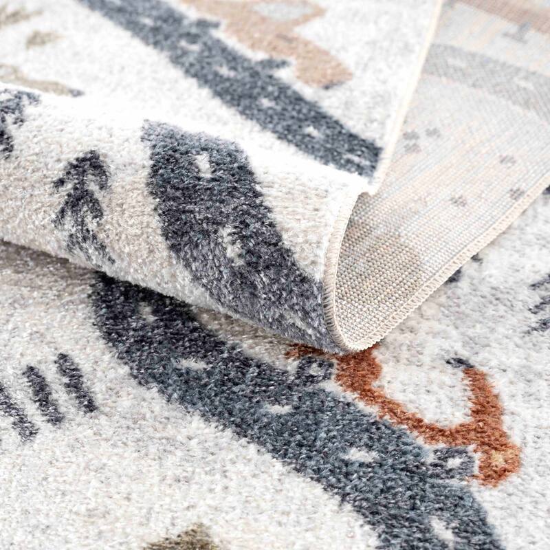 Mave Machine Washable Road Street Car Pattern Kids Room Boys Room Area Rug