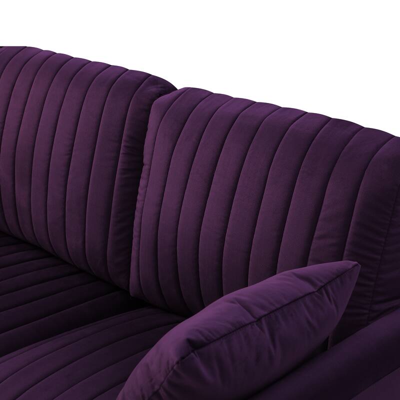 Velvet Accent Chair Living Room Chair Set of 2