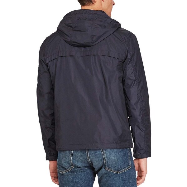 polo packable hooded jacket