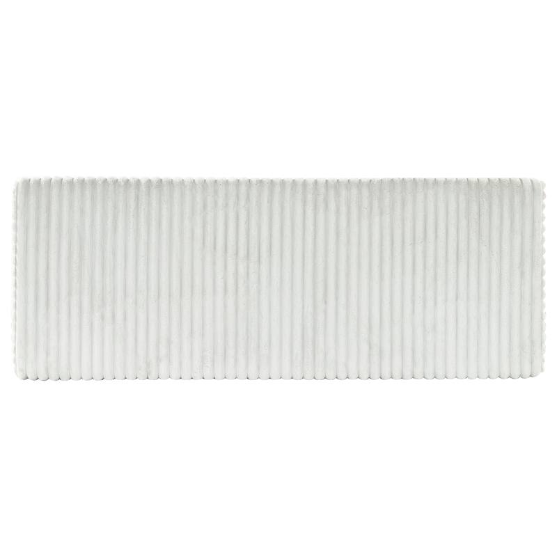 SAFAVIEH Couture Lynzie Plush Corduroy Storage Bench - 55"W x 21"D x 19"H