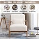 preview thumbnail 142 of 142, Aston Modern Solid wood Accent Chair for Living Room