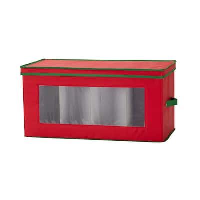 Household Essentials Holiday Figurine Storage Box