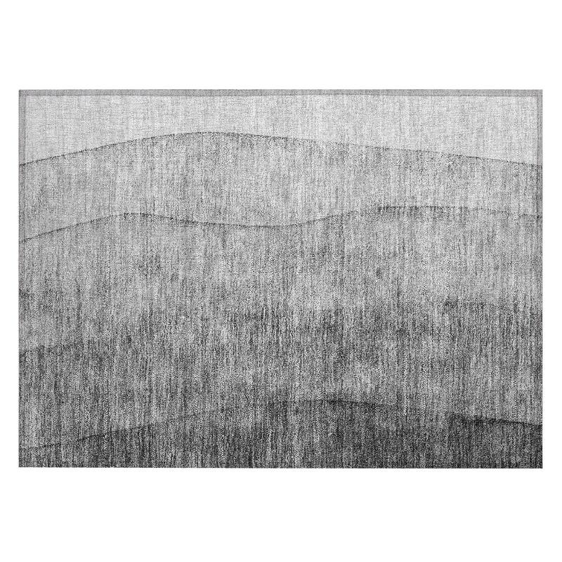 Machine Washable Indoor/ Outdoor Chantille Modern Horizon Rug