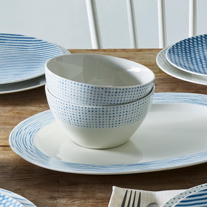 Noritake Hammock Set Of 4 All Purpose Bowls, 6"