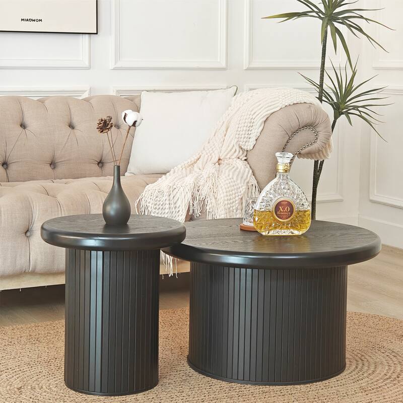 Modern Round Coffee Table Set