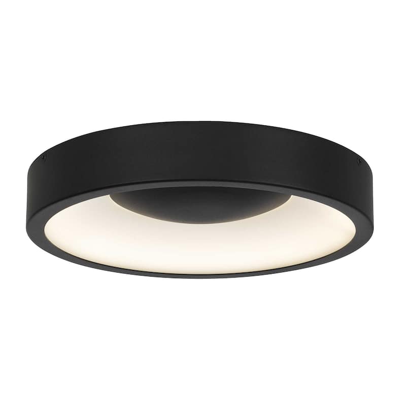 11 inch Black LED Flush Mount