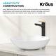 preview thumbnail 28 of 97, KRAUS Indy Single Handle Vessel Bathroom Faucet with Pop Up Drain