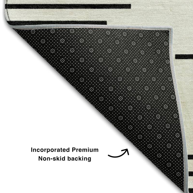 Premium Washable Super Soft Modern Geo Mayfield Rug