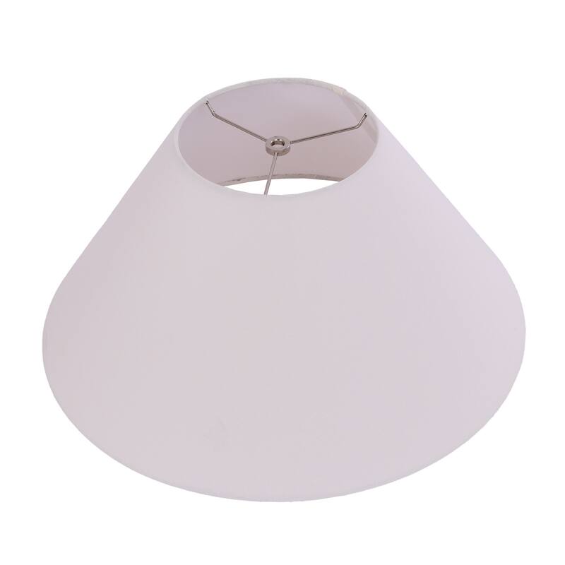 Modern Ceramic Table Lamp with Cone Linen Shade