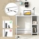 preview thumbnail 9 of 8, Costway Small Computer Desk with Storage Modern Writing Desk with