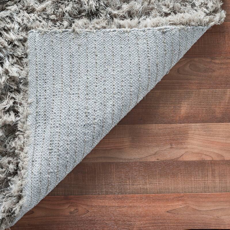 Pasargad Home Paris Shag Hand-woven Shaggy Area Rug