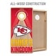 preview thumbnail 4 of 5, Kansas City Chiefs NFL 2x4 Professional Cornhole Board Set