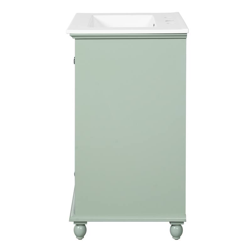 Soft Closing Doors Bathroom Vanity Cabinet with Ceramic Sink