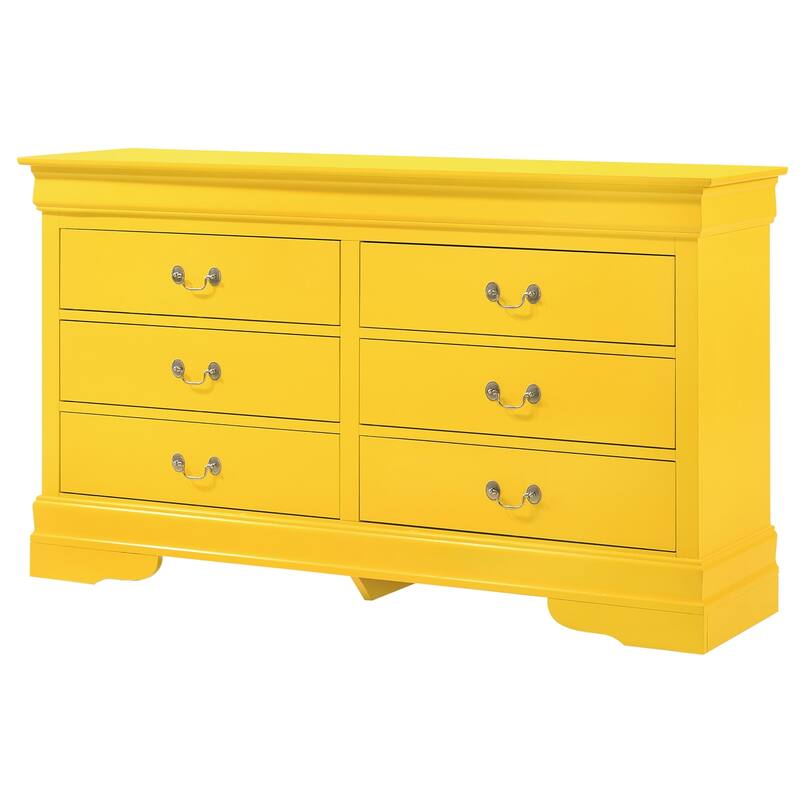 Louis Phillipe 2 6-Drawer Dresser