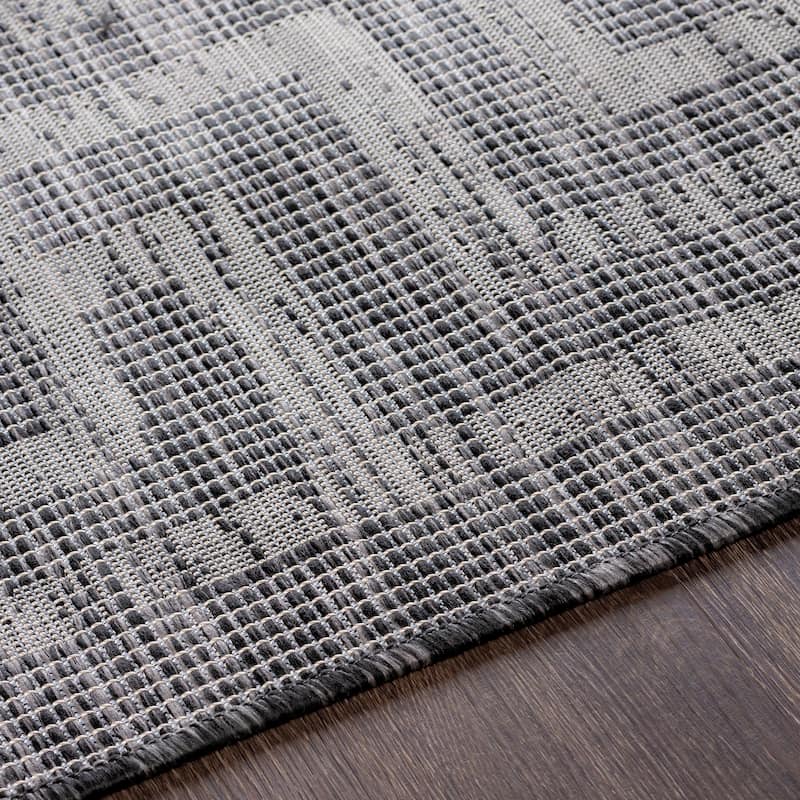 Livabliss Esana Traditional Border Outdoor Area Rug