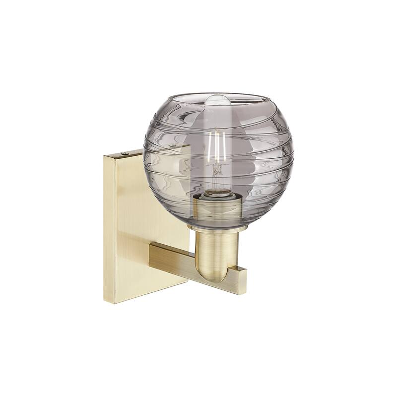 Innovations Lighting Downtown Urban - Athens Deco Swirl - 1 Light 6" Wall-mounted Sconce