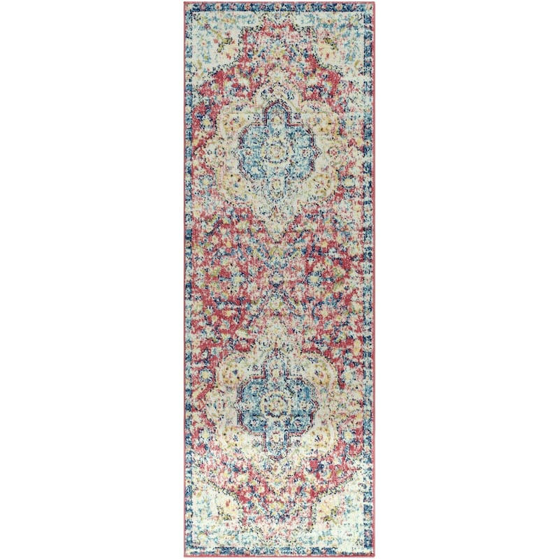 Livabliss Elaziz Updated Traditional Medallion Area Rug