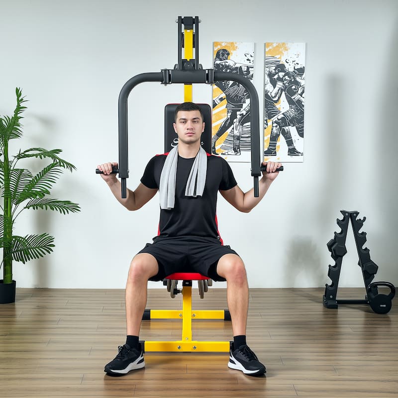 Soozier Chest Fly Machine and Chest Press Station