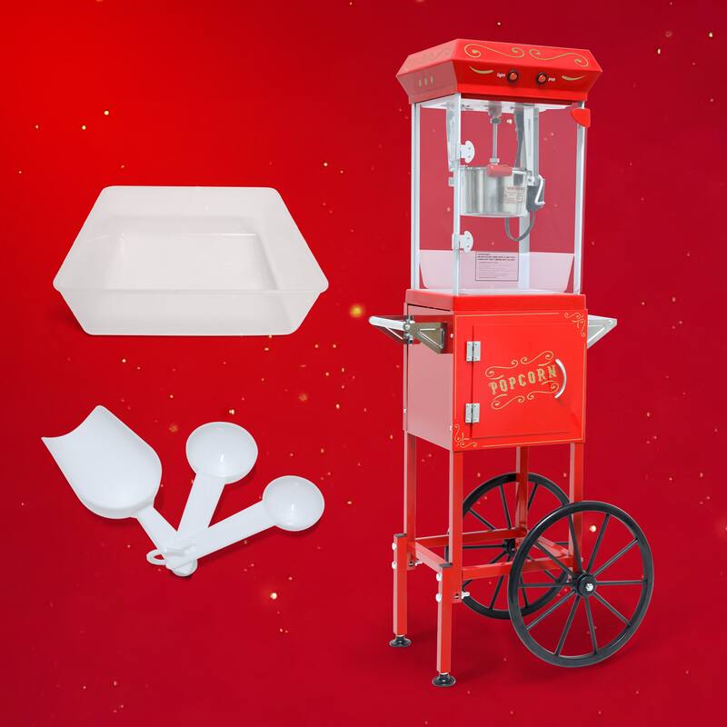 6OZ Popcorn Maker:This 480W theater-style popcorn popper. It includes an old maids drawer to collect un-popped kernels