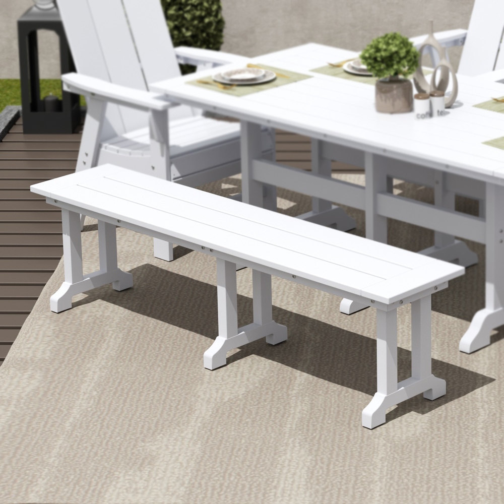 White Plastic Outdoor Benches Bed Bath Beyond