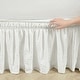 preview thumbnail 14 of 23, Lush Decor Ruched Ruffle Elastic Easy Wrap Around Bedskirt