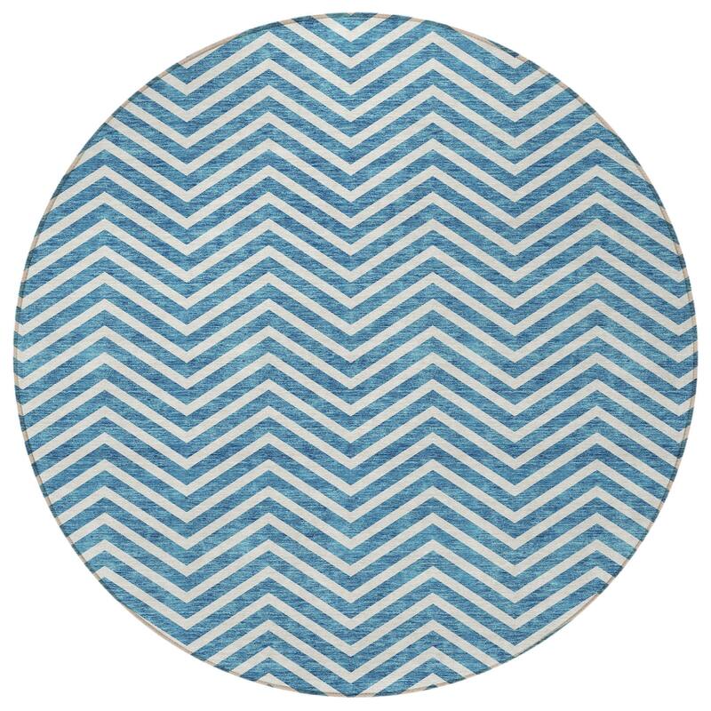 HomeRoots Chevron Transitional Rectangle Outdoor Rug